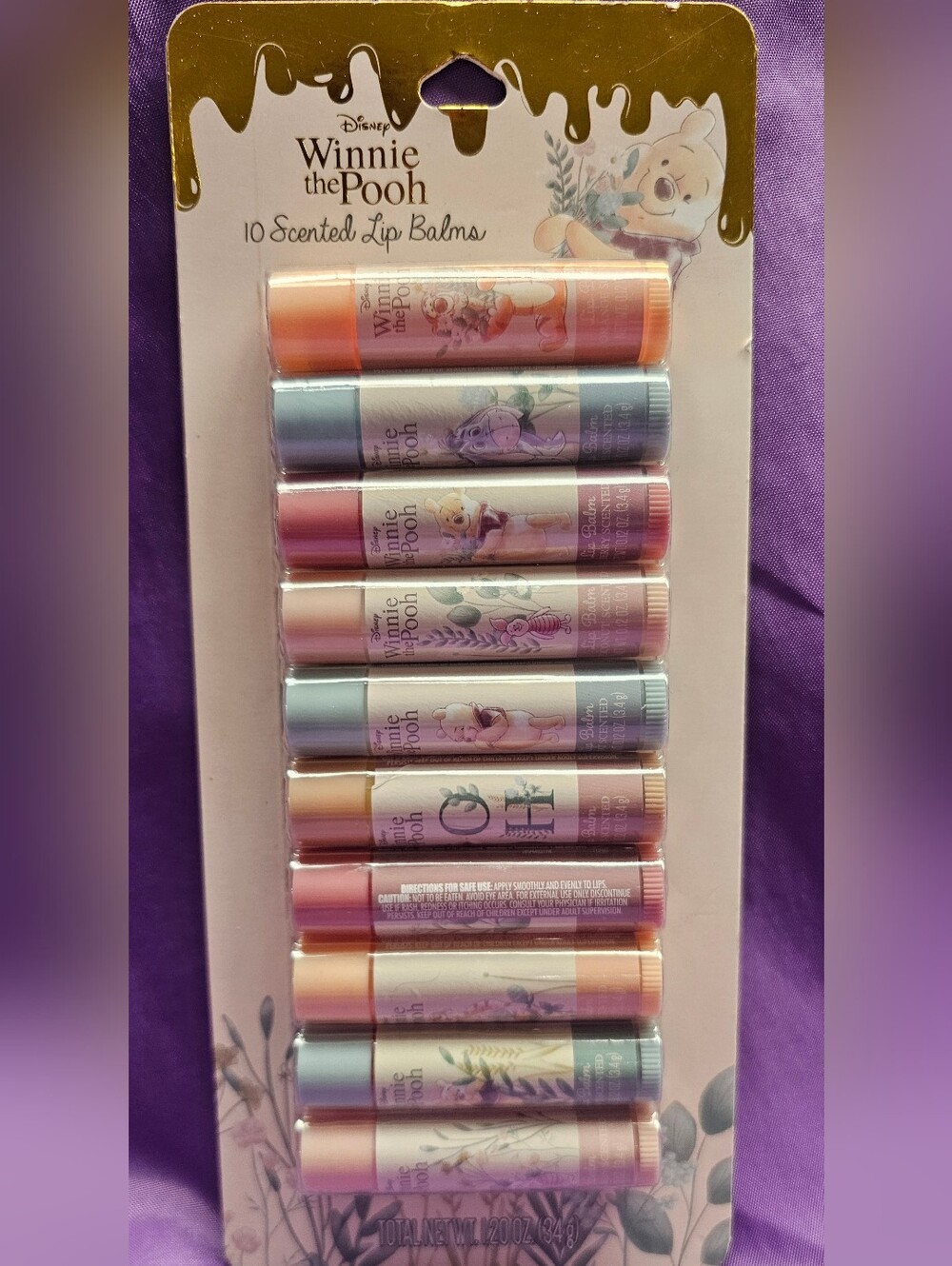 Winnie the Pooh Scented Lip Balm Set - (10 Pack)
